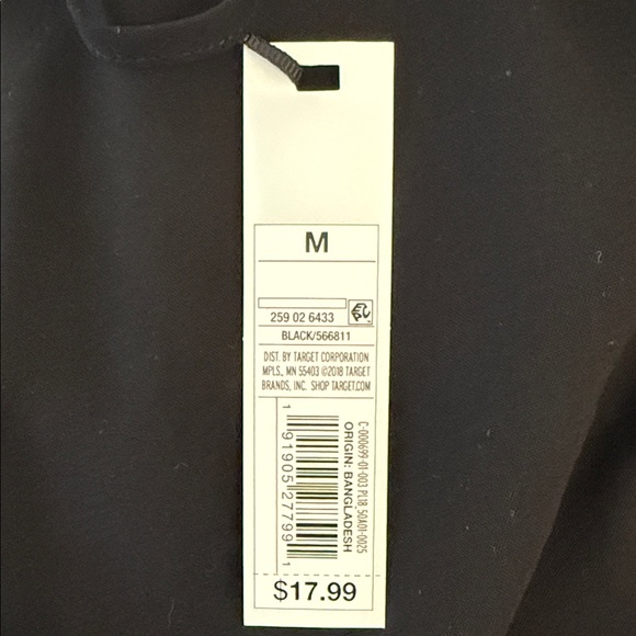 Women's Black Sleeveless Top - Picture 3 of 3